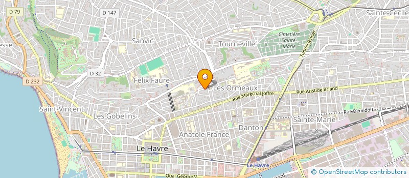 localisation de l'entreprise SCI DUMENIL ET RAMPAZZI à LE HAVRE