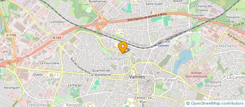 localisation de l'entreprise SCI DUMET à VANNES