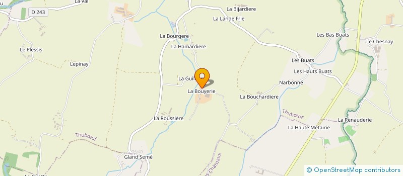 localisation de l'entreprise SCI DUMEZ  THUBUF