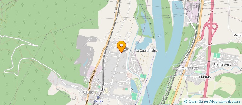 localisation de l'entreprise SCI DUMEZ  CRUAS