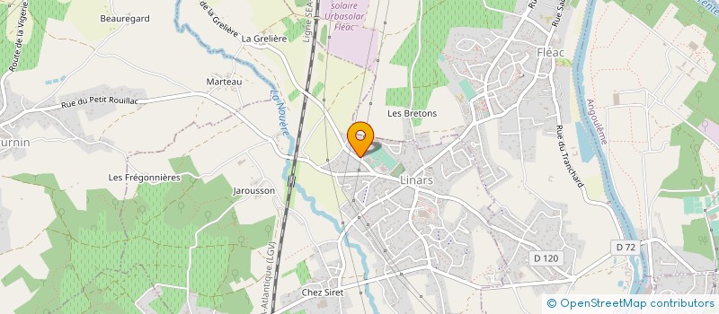 localisation de l'entreprise SCI DUMI à LINARS