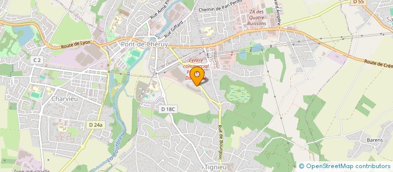 localisation de l'entreprise SCI DUMLU  TIGNIEU-JAMEYZIEU