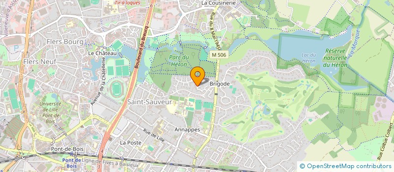 localisation de l'entreprise SCI DUMO XIV à VILLENEUVE-D'ASCQ