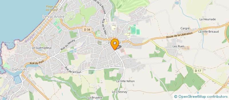 localisation de l'entreprise SCI DUMON  PLENEUF-VAL-ANDRE