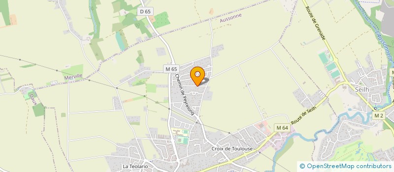 localisation de l'entreprise SCI DUMON à AUSSONNE