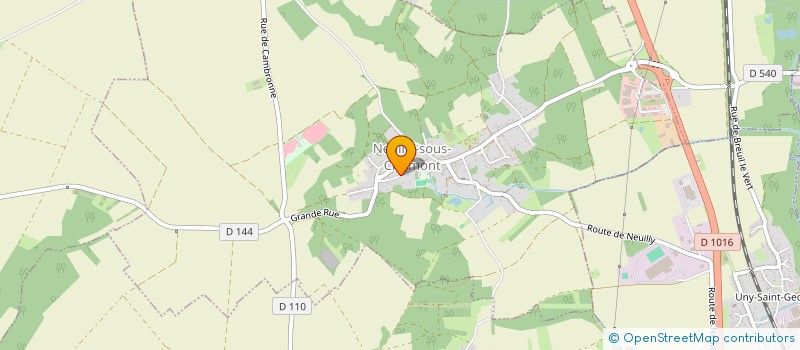 localisation de l'entreprise SCI DUMON-DELECOURT  NEUILLY-SOUS-CLERMONT