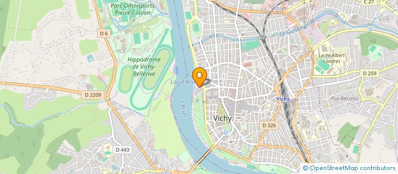 localisation de l'entreprise SCI DUMONCEL 62 à VICHY
