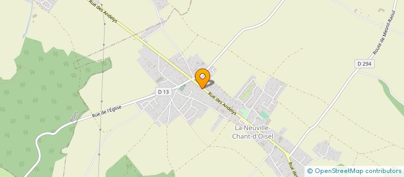 localisation de l'entreprise SCI DUMONDEL  LA NEUVILLE-CHANT-D'OISEL