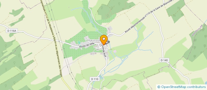 localisation de l'entreprise SCI DUMONT  HAUSSONVILLE