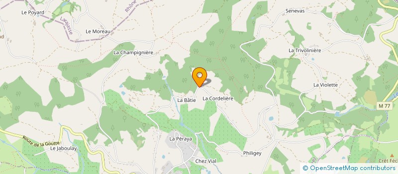 localisation de l'entreprise SCI DUMONT  SAINT-ROMAIN-EN-JAREZ