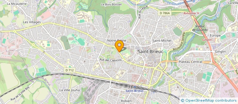 localisation de l'entreprise SCI DUMONT  SAINT-BRIEUC