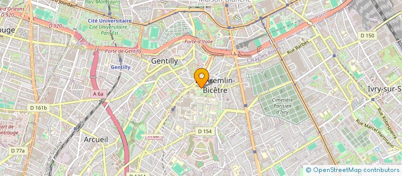 localisation de l'entreprise SCI DUMONT-ANTA à LE KREMLIN-BICETRE