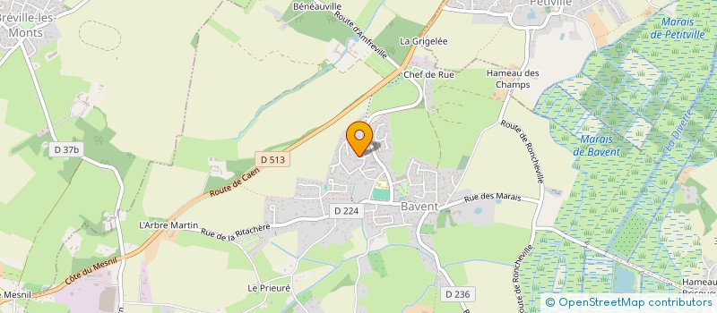 localisation de l'entreprise SCI DUMONT BD ET CIE  BAVENT