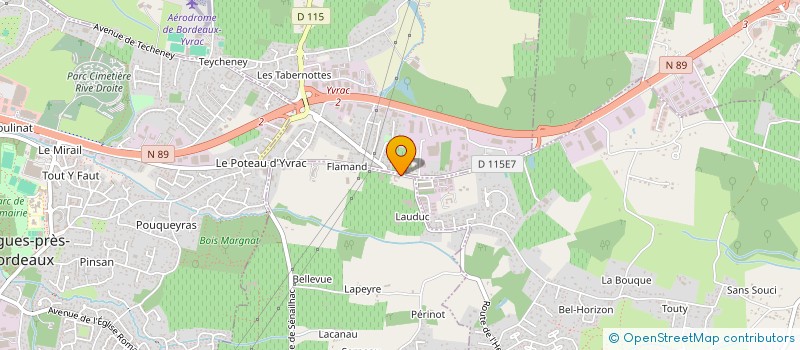 localisation de l'entreprise SCI DUMONT M & M  TRESSES