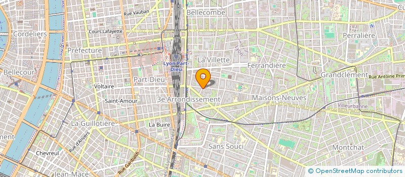 localisation de l'entreprise SCI DUMONT MASSARDIER  LYON