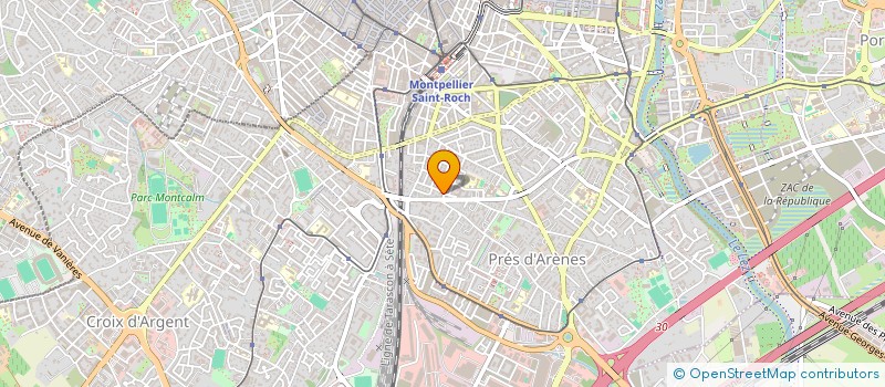 localisation de l'entreprise SCI DUMONTEIL à MONTPELLIER
