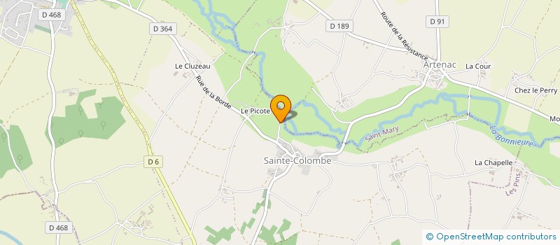 localisation de l'entreprise SCI DUMOULIN à VAL-DE-BONNIEURE