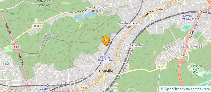 localisation de l'entreprise SCI DUMOULIN DOUCHY  CHAVILLE