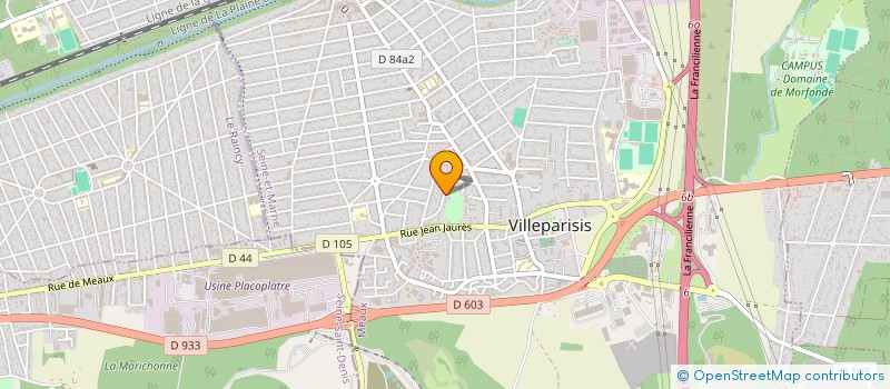 localisation de l'entreprise SCI DUMOULIN-GOURBEAULT  VILLEPARISIS