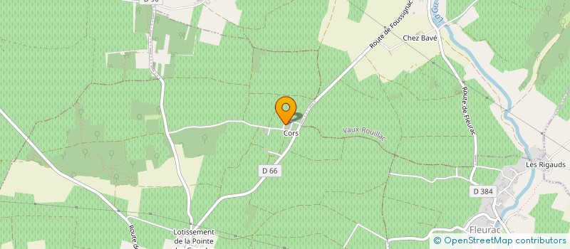 localisation de l'entreprise SCI DUMOUSSEAU DES CLES DE CORS à FOUSSIGNAC