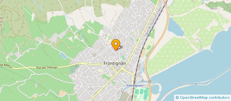 localisation de l'entreprise SCI DUMPAT à FRONTIGNAN