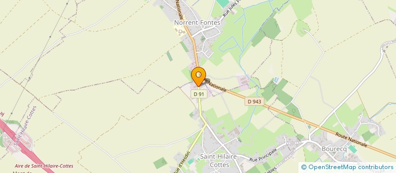 localisation de l'entreprise SCI DUMUR MARIE  SAINT-HILAIRE-COTTES