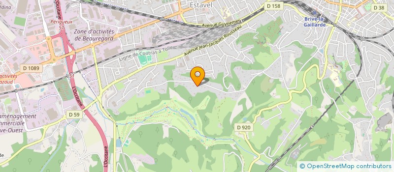 localisation de l'entreprise SCI DUMYRAT  BRIVE-LA-GAILLARDE