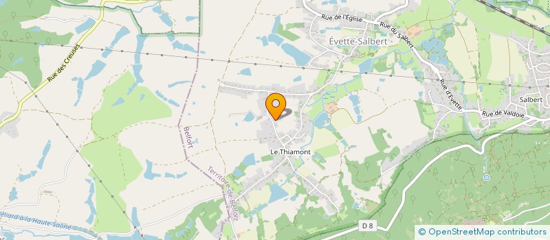 localisation de l'entreprise SCI DUNA  EVETTE-SALBERT