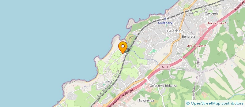 localisation de l'entreprise SCI DUNA MUNGUY  SAINT-JEAN-DE-LUZ