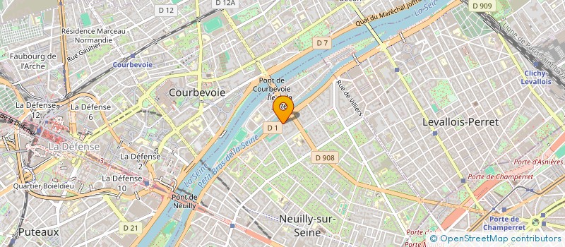 localisation de l'entreprise SCI DUNALUZ à NEUILLY-SUR-SEINE
