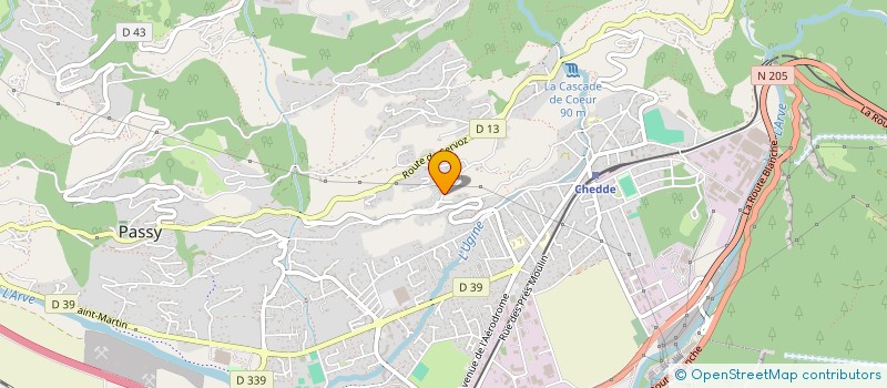 localisation de l'entreprise SCI DUNAND  PASSY