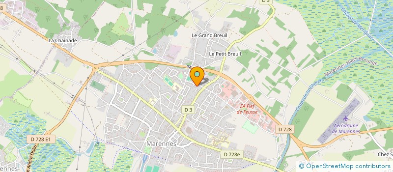 localisation de l'entreprise SCI DUNANT à MARENNES-HIERS-BROUAGE