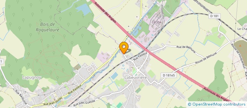 localisation de l'entreprise SCI DUNANT  LABEUVRIERE