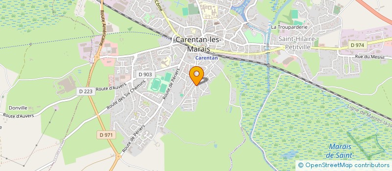localisation de l'entreprise SCI DUNANT à CARENTAN-LES-MARAIS