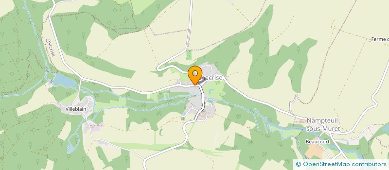 localisation de l'entreprise SCI DUNCAN ET DELALIEU  CHACRISE