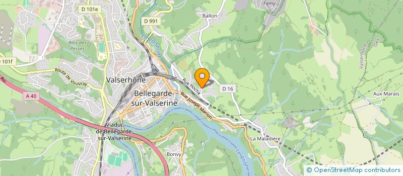 localisation de l'entreprise SCI DUNDAR FAMILY à VALSERHONE