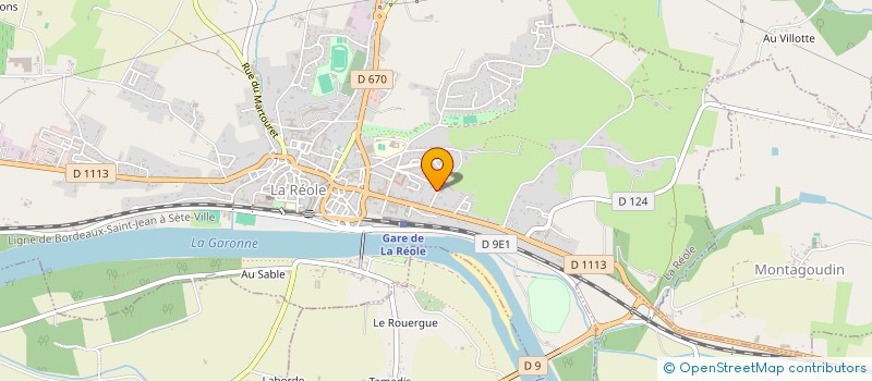 localisation de l'entreprise SCI DUNE  LA REOLE