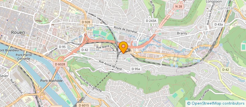 localisation de l'entreprise SCI DUNE à ROUEN