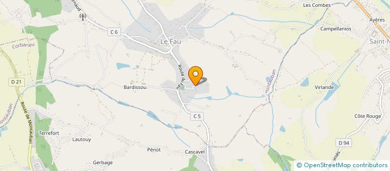 localisation de l'entreprise SCI DUNE  MONTAUBAN