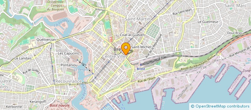 localisation de l'entreprise SCI DUNE  BREST