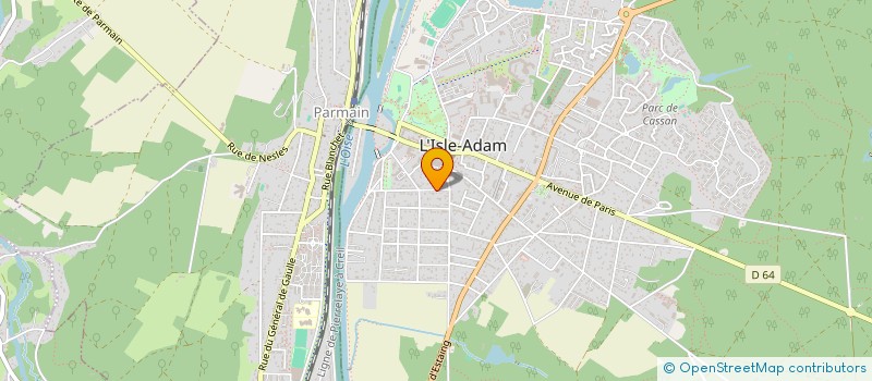 localisation de l'entreprise SCI DUNE  L'ISLE-ADAM