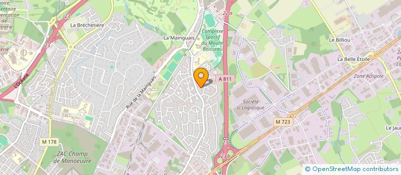 localisation de l'entreprise SCI DUNE  CARQUEFOU