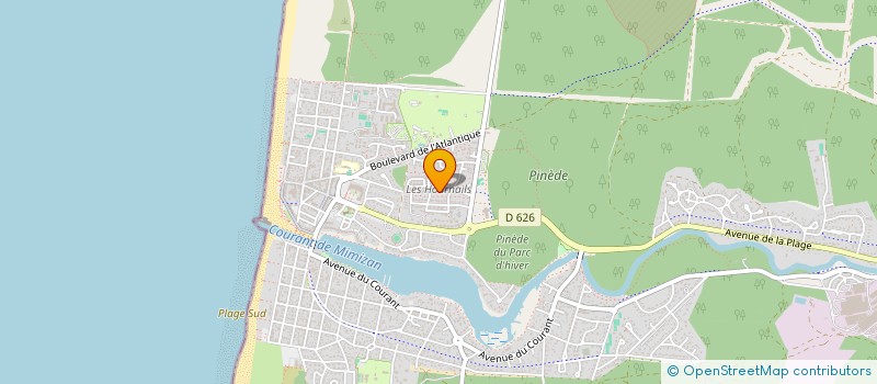 localisation de l'entreprise SCI DUNE MORSE  MIMIZAN