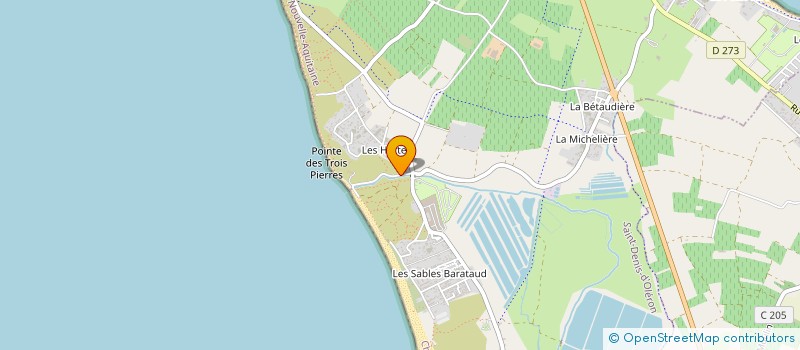 localisation de l'entreprise SCI DUNE OLERON  SAINT-DENIS-D OLERON