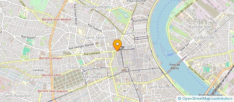 localisation de l'entreprise SCI DUNE PONTAC  BORDEAUX