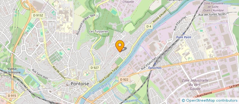 localisation de l'entreprise SCI DUNE RIVE A LAUTRE  PONTOISE