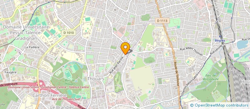 localisation de l'entreprise SCI DUNEAU  TALENCE