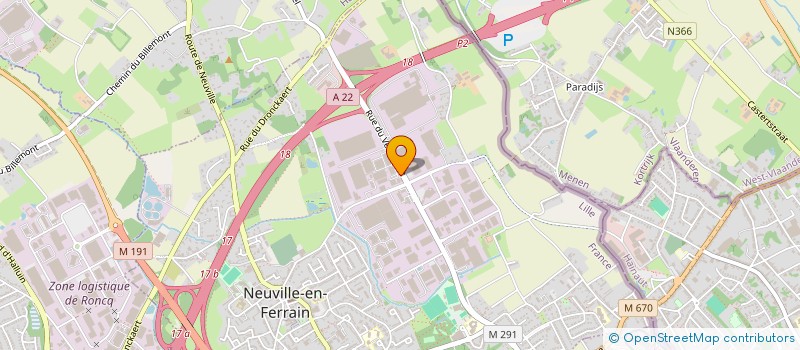localisation de l'entreprise SCI DUNES à NEUVILLE-EN-FERRAIN