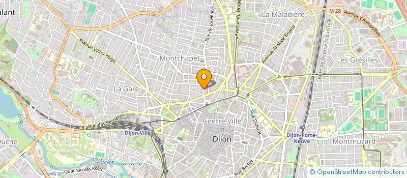 localisation de l'entreprise SCI DUNEUF à DIJON