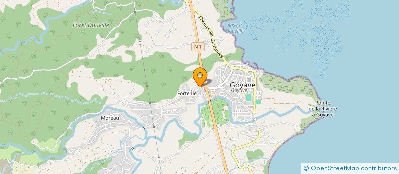 localisation de l'entreprise SCI DUNIA  GOYAVE